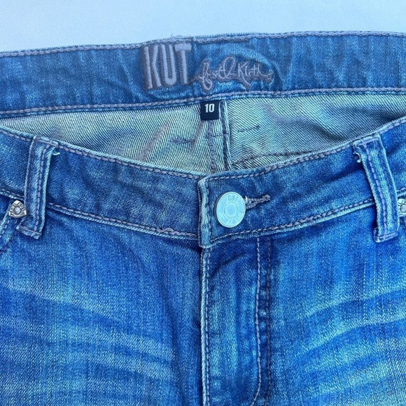 Kut from the Kloth High Rise Denim Straight Leg Jeans - Picture 5 of 12